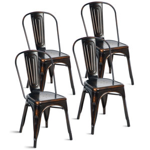 Javier Stackable Tolix Dining Chair (S..