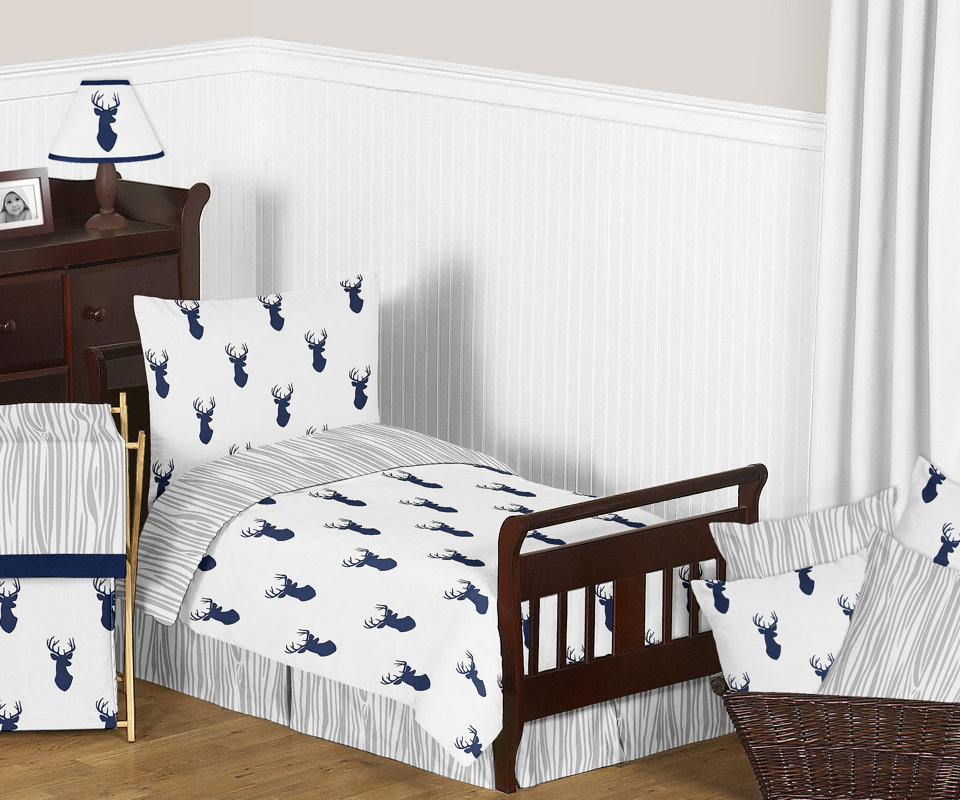 Sweet Jojo Designs Woodland Deer 5 Piece Toddler Bedding Set & Reviews