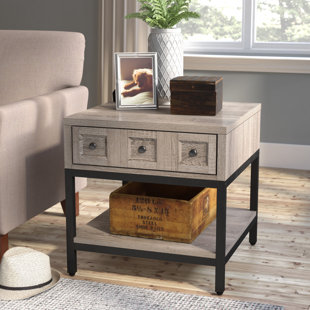 Extra Large Square End Table Wayfair Omar End Table With Storage