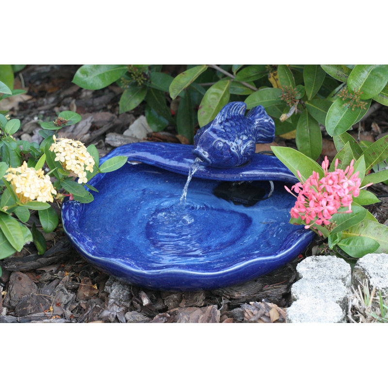 Ceramic Solar Water Features Koi Fountain Joss Main Ceramic Solar Water Features Koi Fountain