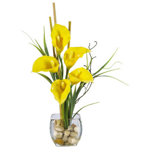 Liquid Illusion Silk Calla Lily Flowers