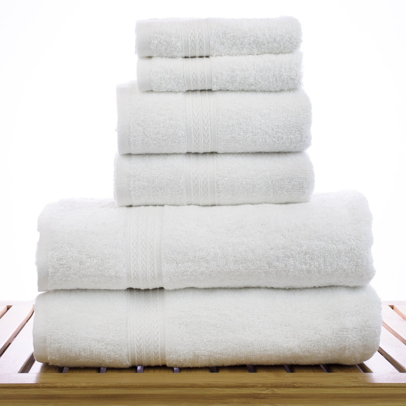 Bare Cotton Eco 6 Piece 100 Cotton Towel Set Wayfair