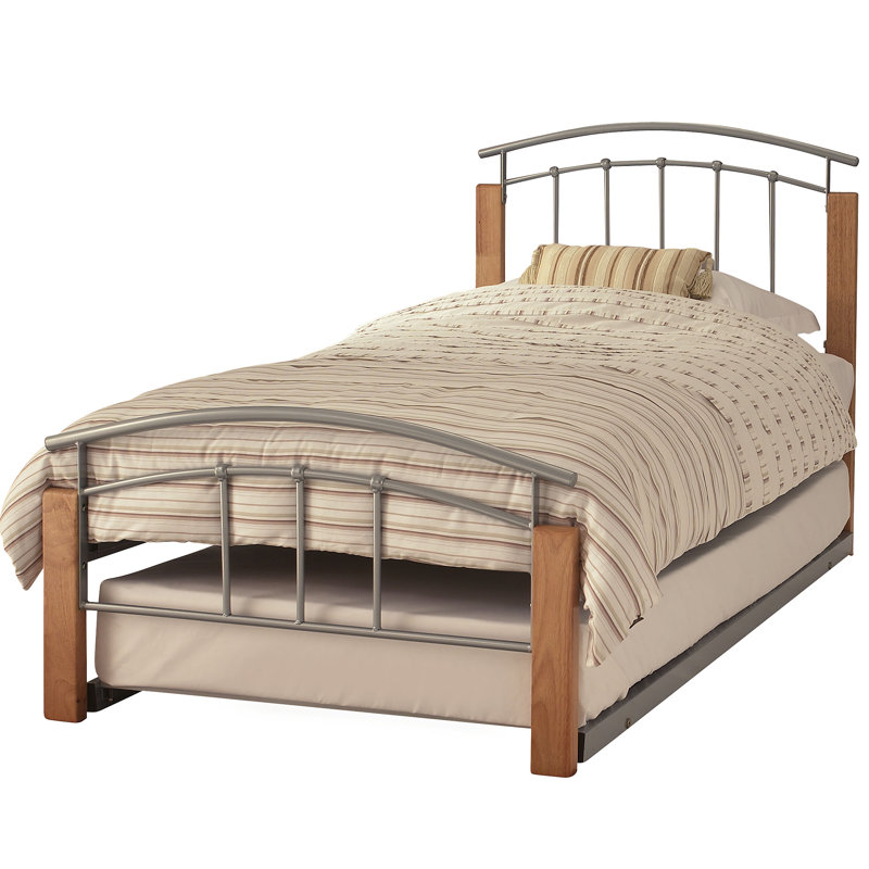 Home & Haus Lock Single Bed Frame & Reviews Wayfair.co.uk