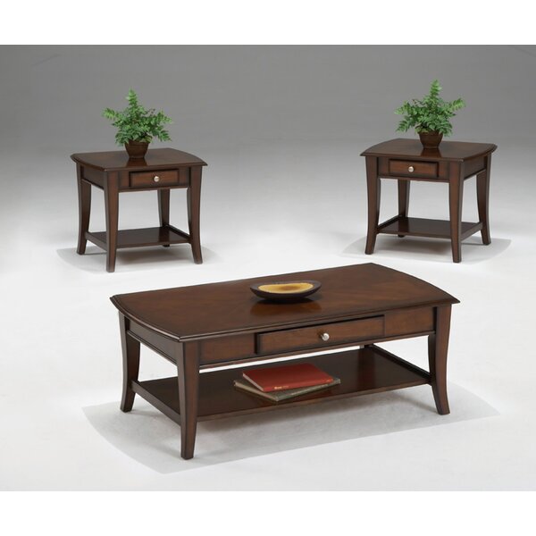 Bernards Broadway 3 Piece Coffee Table Set & Reviews | Wayfair