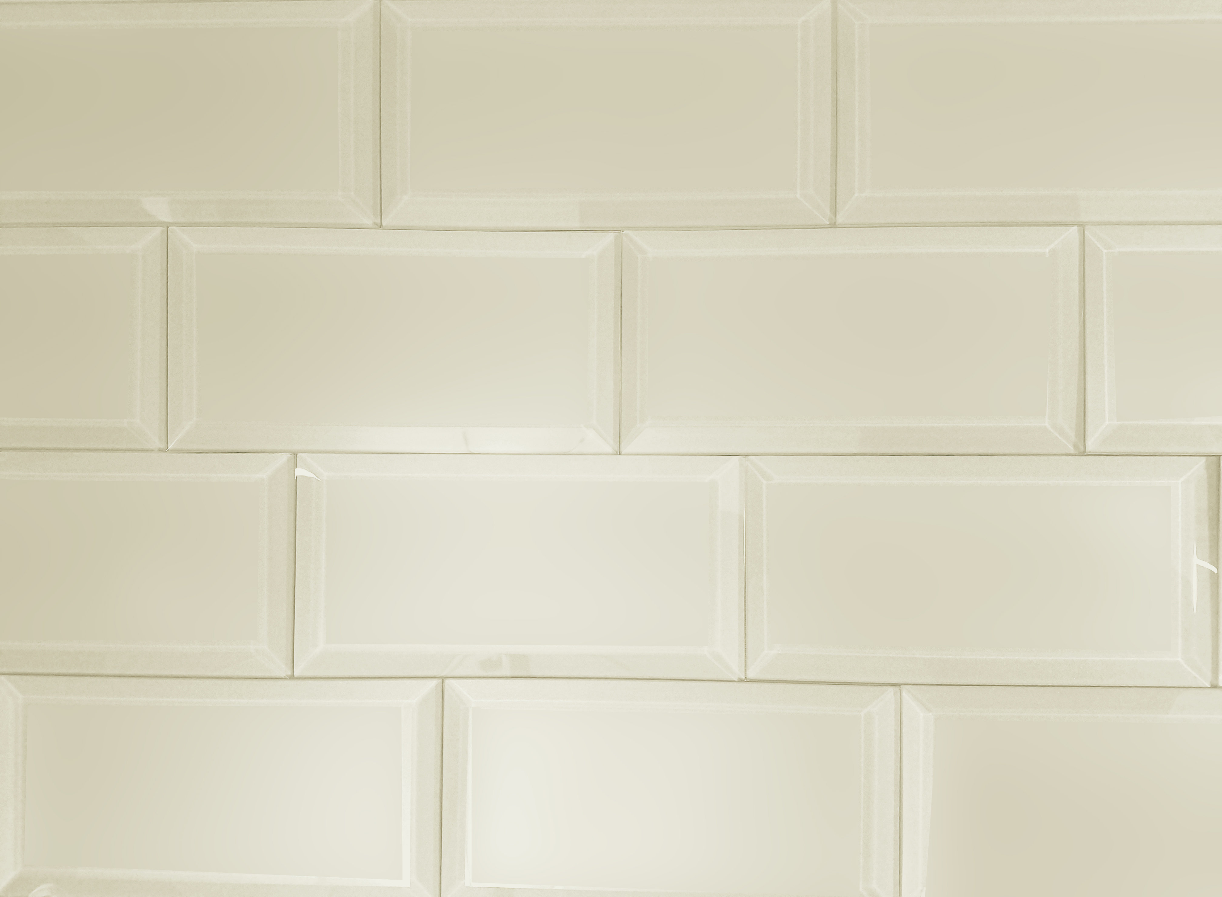 Beveled Edge Subway Tile 3 6 White Zef Jam Abolos Frosted Elegance 3 X 6 Gl Subway Tile In Matte Cream