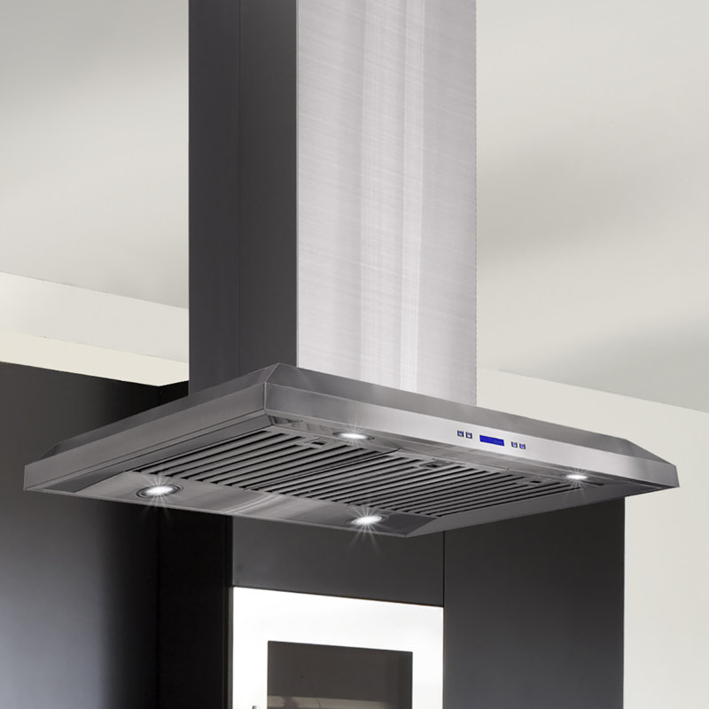 AKDY 36" 400 CFM Convertible Island Range Hood & Reviews Wayfair