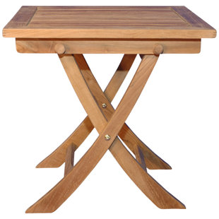 Outdoor Occasional Tables Wayfair Occasional Folding Teak Side Table
