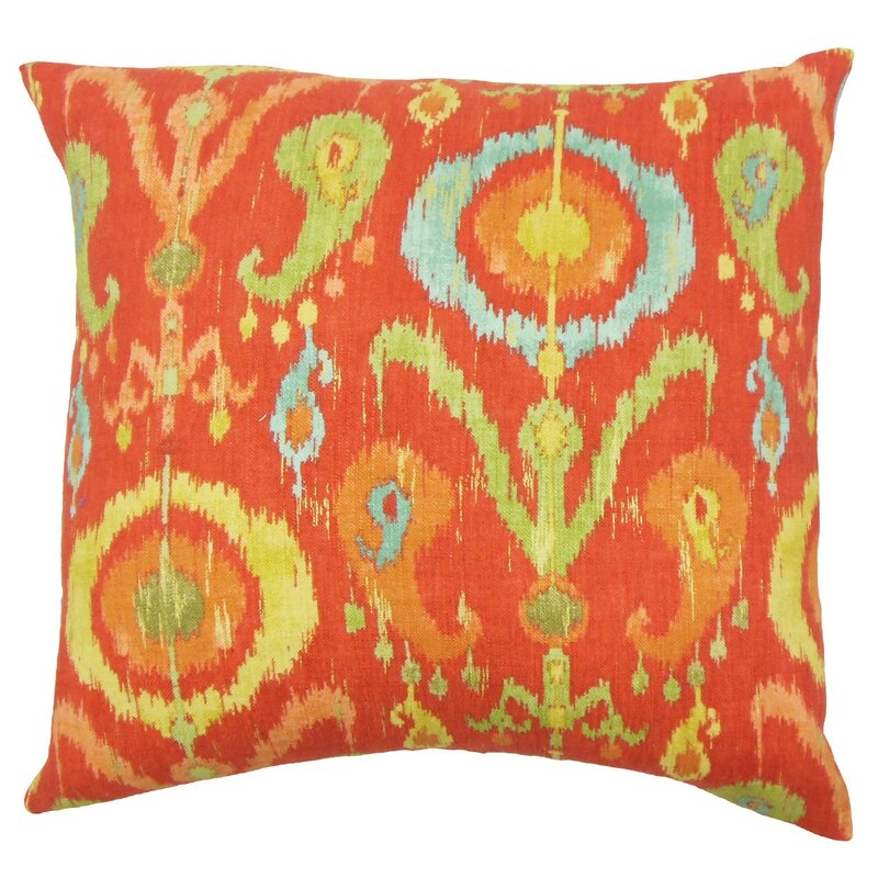 The Pillow Collection IKEA® Ikat Cotton Throw Pillow & Reviews Wayfair