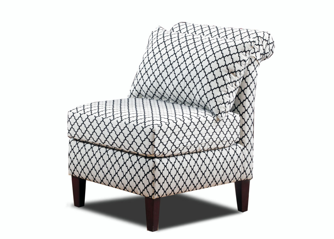 Carolina Accents Velvet Fabric Slipper Chair & Reviews Wayfair