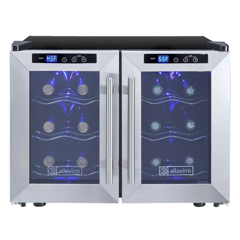 Allavino 12 Bottle Cascina Series Dual Zone Freestanding Wine Cooler