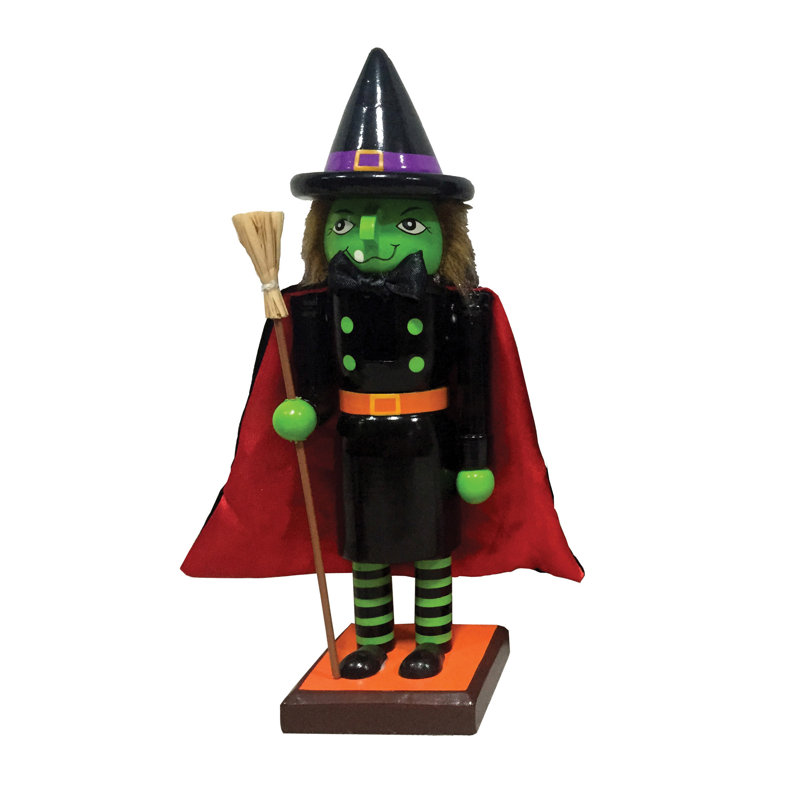 Santa's Halloween Witch Nutcracker Wayfair