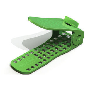 Adjustable 3D Plastic Shoe Rack (Set of 4)