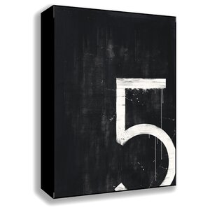 No. 5 Graphic Art Print in Black