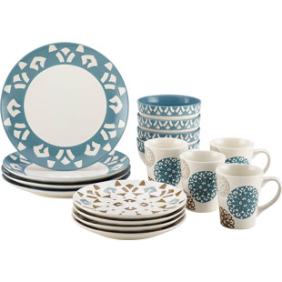 Leopard Print Dinnerware Wayfair Rachael Ray 16 Piece Dinnerware Set In Print