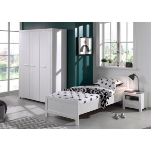 3-tlg. Schlafzimmer-Set Erik, 90 x 200 cm von Vi..