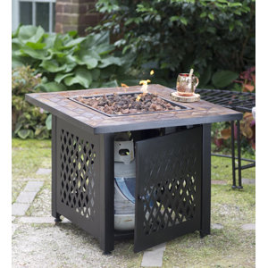 Steel Propane Fire Pit Table