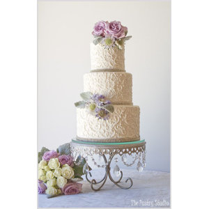 3 Piece Loopy Chandelier Cake Plate Stand Set