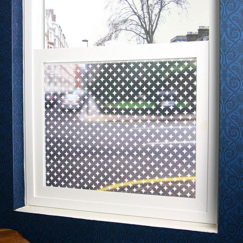 Stick Pretty Diamonds Sheer Decorative Window Film Wayfair