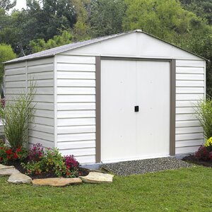 Milford 10 ft. 3 in. W x 12 ft. 2 in. D Metal Storage Shed