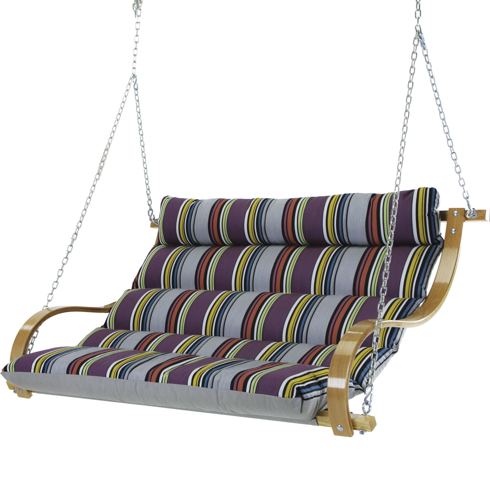 Laude Run Ladner Deluxe Cushioned Double Porch Swing Reviews Laude Run Ladner Deluxe Cushioned Double Porch Swing Reviews Wayfair