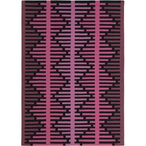 Haysville Pink Abstract Rug