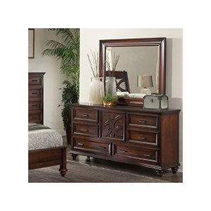 Cayman 6 Drawer Dresser with Mirror by..