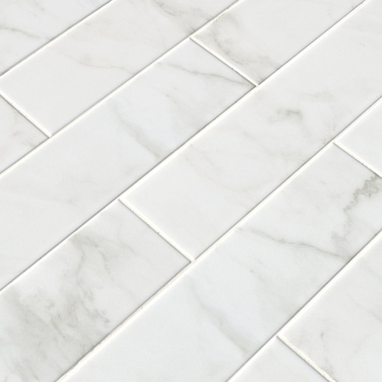 Msi Clique 4 X 16 Ceramic Field Tile In White Reviews Wayfair Clique 4 X 16 Ceramic Field Tile In White