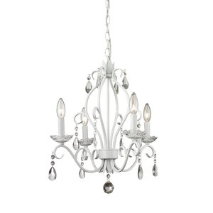 Princess 4-Light Crystal Chandelier