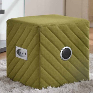 Wood Upholstery Fabric Ottoman Wayfair Quickview
