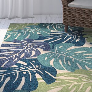 Totterdell Hand-Knotted Indoor/Outdoor Area Rug