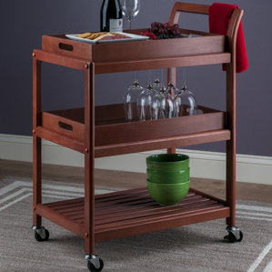 Adamsburg Entertainment Bar Cart by Al..