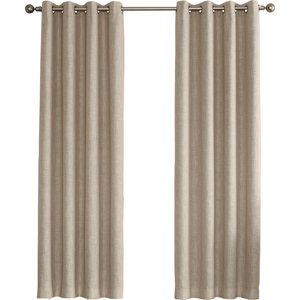 Gilby Solid Room Darkening Grommet Single Curtain Panel