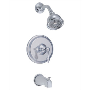Fairmont Diverter Tub and Shower Faucet Trim with Lever Handle