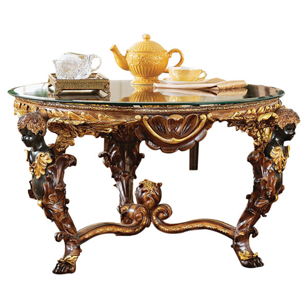 Design Toscano Louis Xiv Coffee Table With Gl Top Reviews Design Toscano Louis Xiv Coffee Table With Gl Top Reviews Wayfair Ca