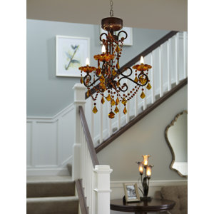 3-Light Crystal Chandelier