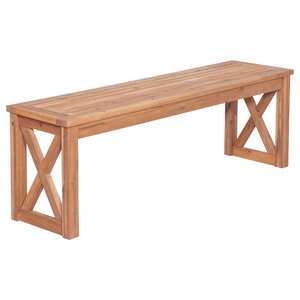 X Leg Patio Wood Picnic Bench