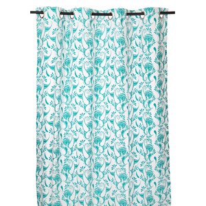 Macdonald Paisley Semi-Sheer Single Curtain Panel