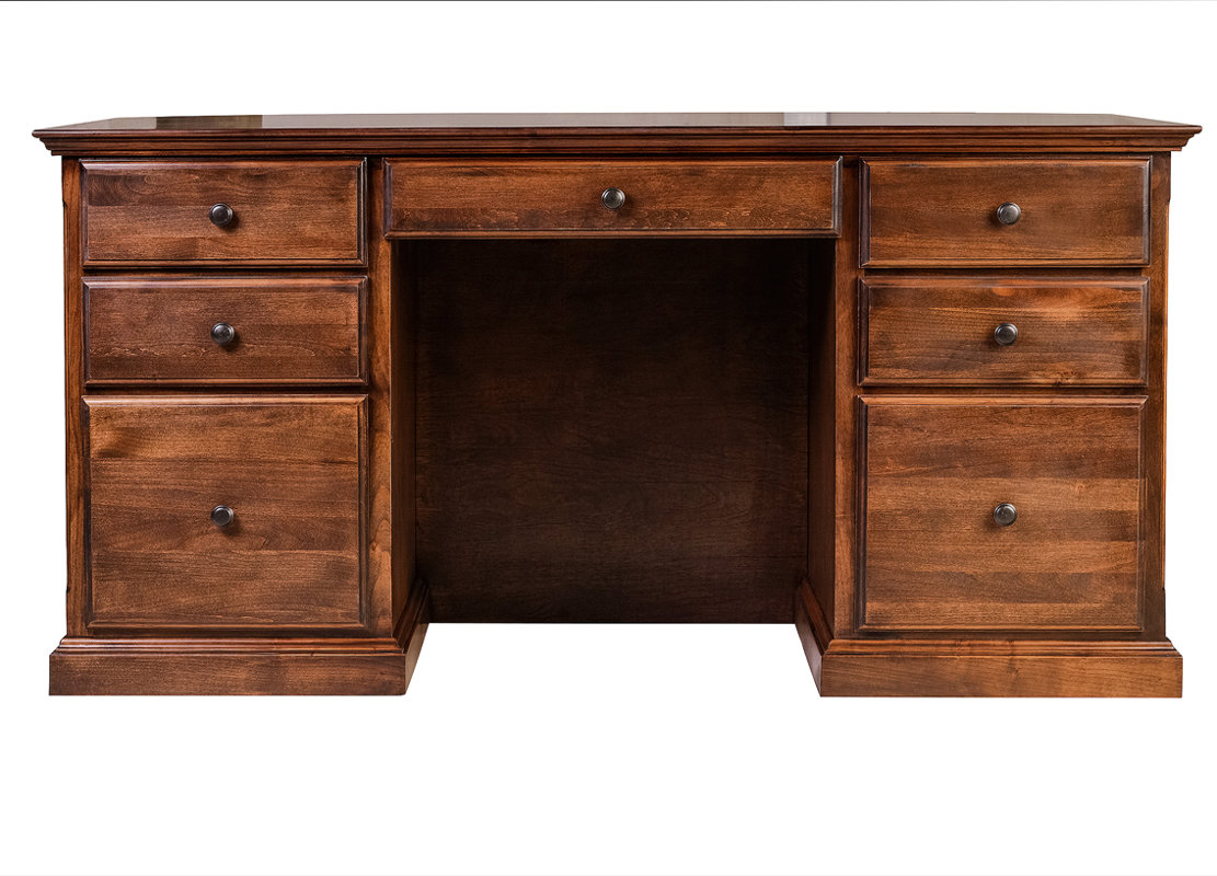 Forest Designs Traditional Knob Executive Desk & Reviews Wayfair