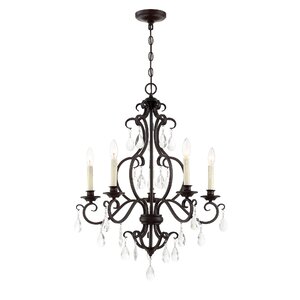 Barnish 5-Light Candle-Style Chandelier