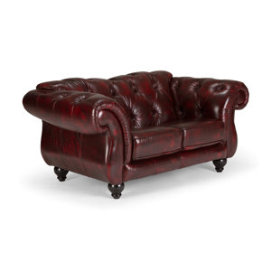 Sofa Chesterfield aus Echtleder von Massivum