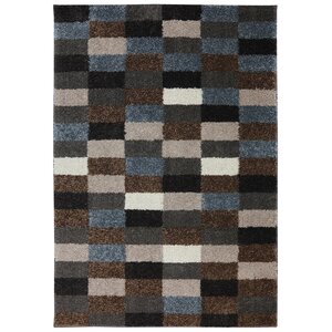 Edison Cocoa/Black Area Rug