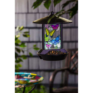 Solar Light Bird Feeder Wayfair