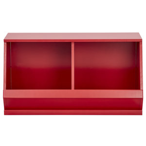 Lucille Birchkelly Stackable Storage 2 Compartment Cubby