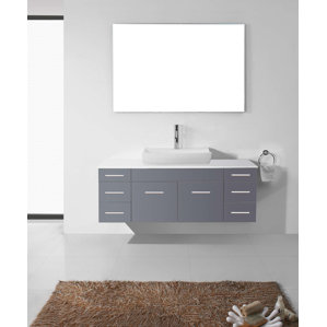Annabelle 40 Inch Modern Bathroom Vanity Espresso Finish virtu usa | wayfair Annabelle 40 Inch Modern Bathroom Vanity Espresso Finish virtu usa | wayfair