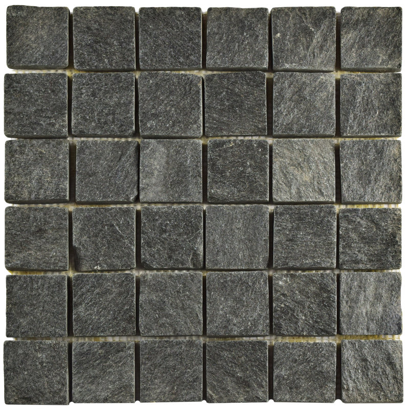 Elitetile Peak Quad Quartzite 1 88 X Slate Mosaic Tile In Peak Quad Quartzite 1 88 X Slate Mosaic Tile