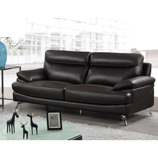 Camel Leather Couch Wayfair Leather Sofa