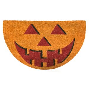 Halloween Jack O' Lantern Diecut Doormat