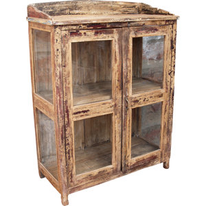 Standvitrine JH1 aus Massivholz von Caracella