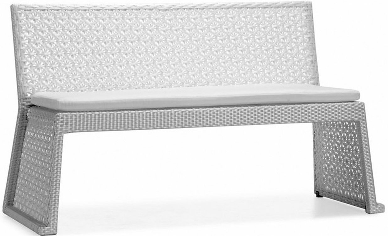 100 Essentials Palace Resin Wicker Dining Bench Wayfair