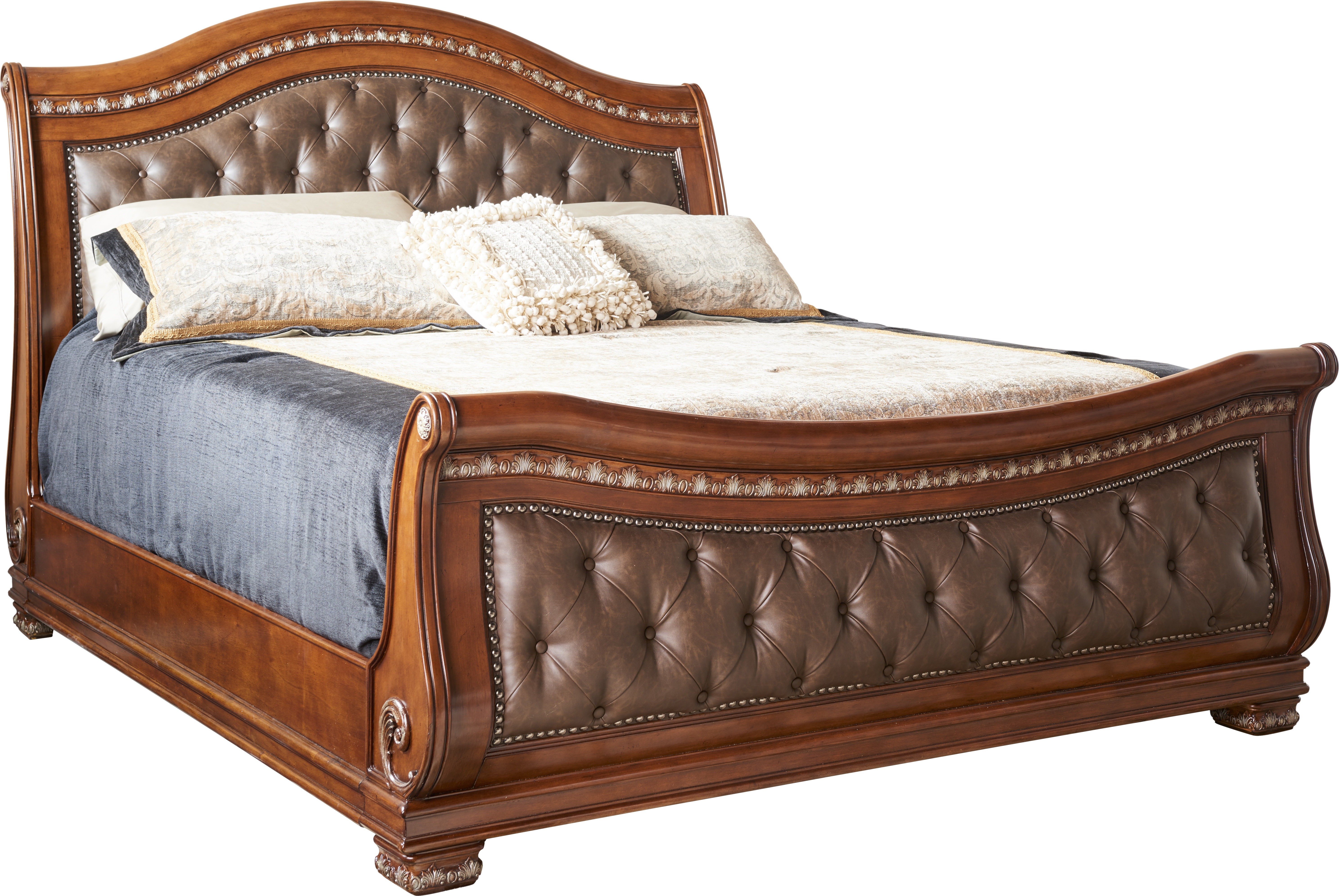 Fairfax Home Collections Orleans Upholstered Sleigh Bed & Reviews Wayfair